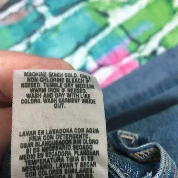 Levi Strauss signature brand size 14 ladies‎ Jean shorts - Picture 6 of 8